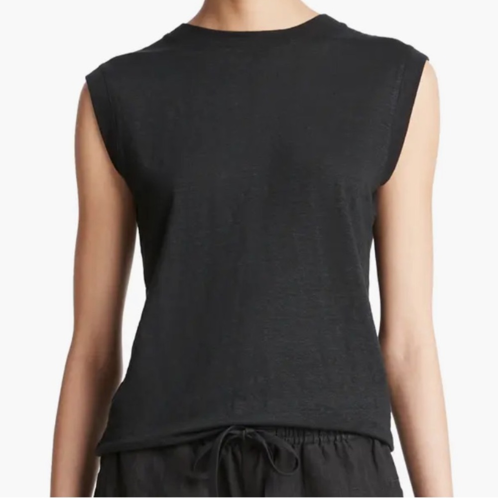 Vince Linen Muscle Tee